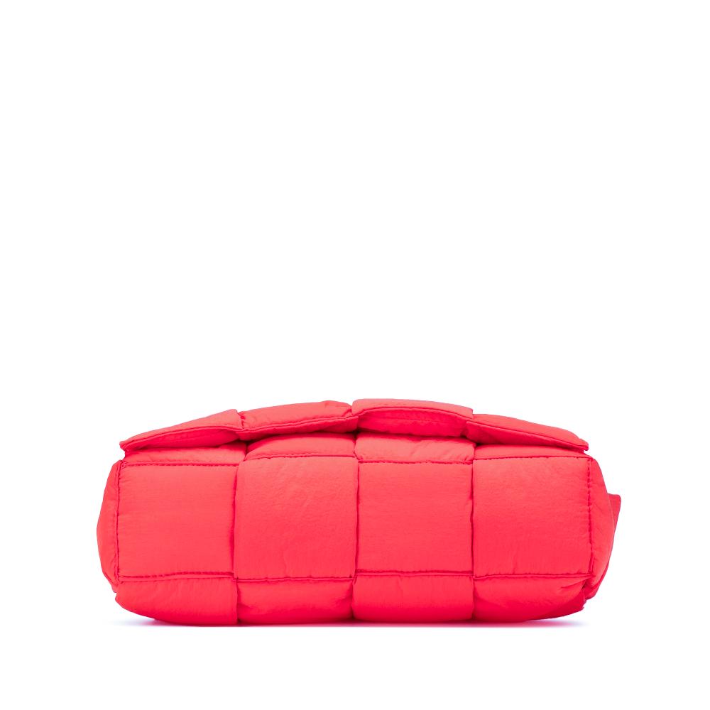 Red Nylon Bottega Veneta Padded Cassette Bag