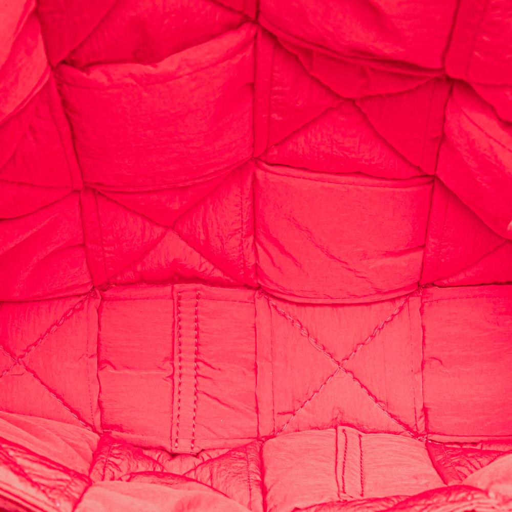 Red Nylon Bottega Veneta Padded Cassette Bag