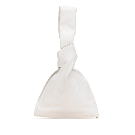 White Leather Bottega Veneta Handbag
