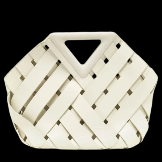 White Leather Bottega Veneta Tote
