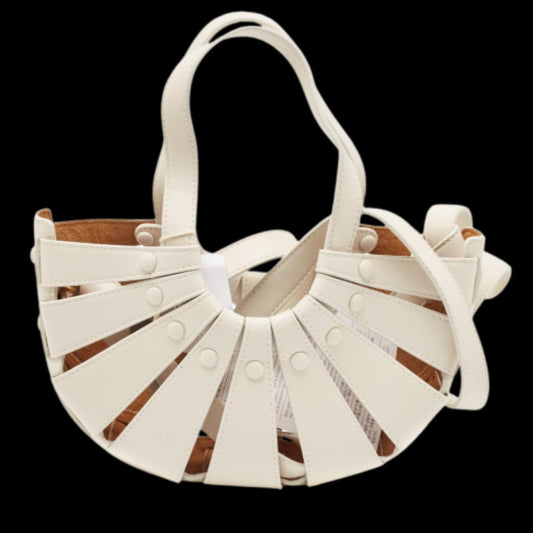 White Leather Bottega Veneta Handbag