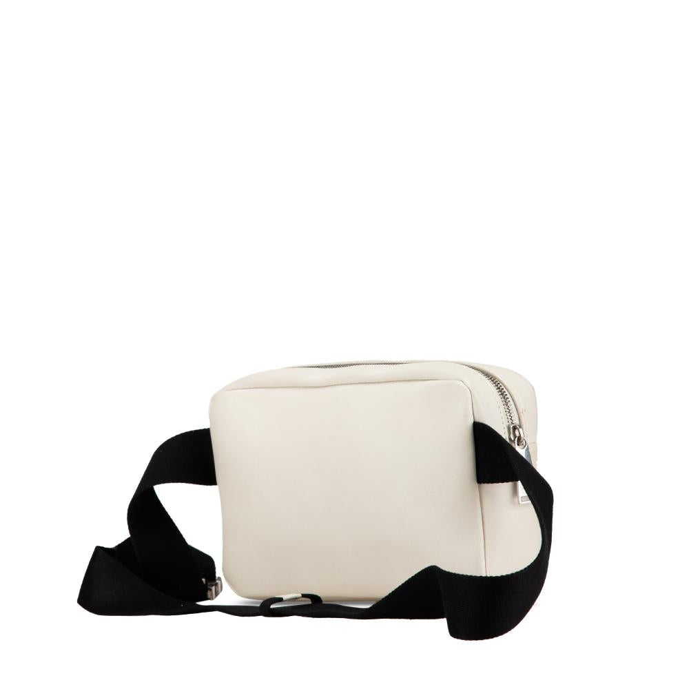 White Leather Bottega Veneta Belt Bag