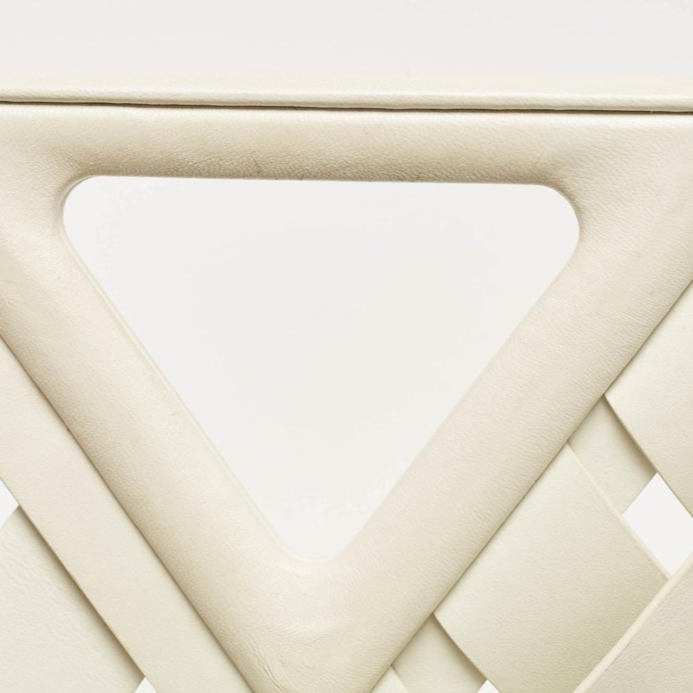 White Leather Bottega Veneta Tote