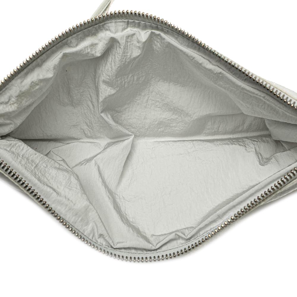 White Nylon Bottega Veneta Padded Cassette Bag