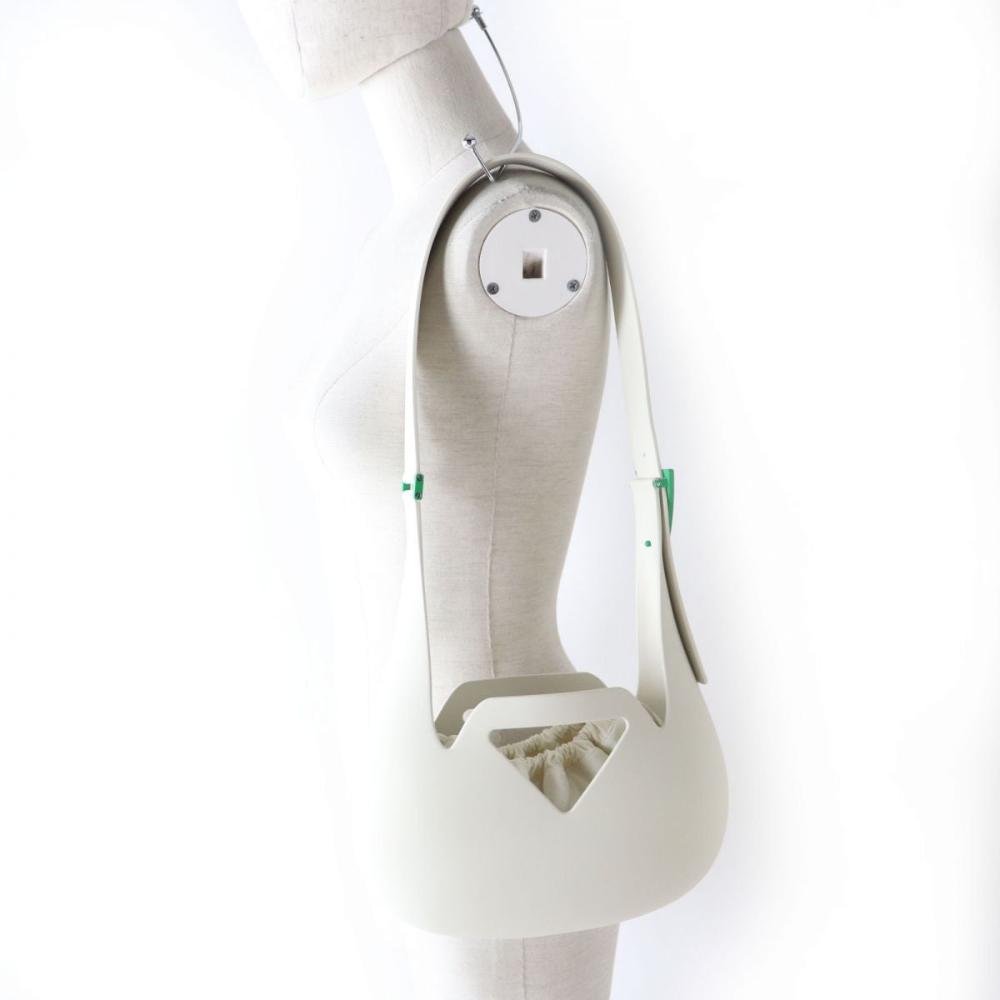 White Plastic Bottega Veneta Shoulder Bag