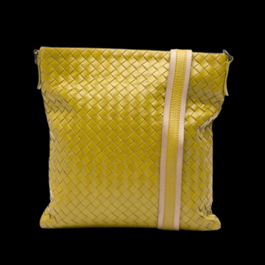 Yellow Leather Bottega Veneta Crossbody Bag