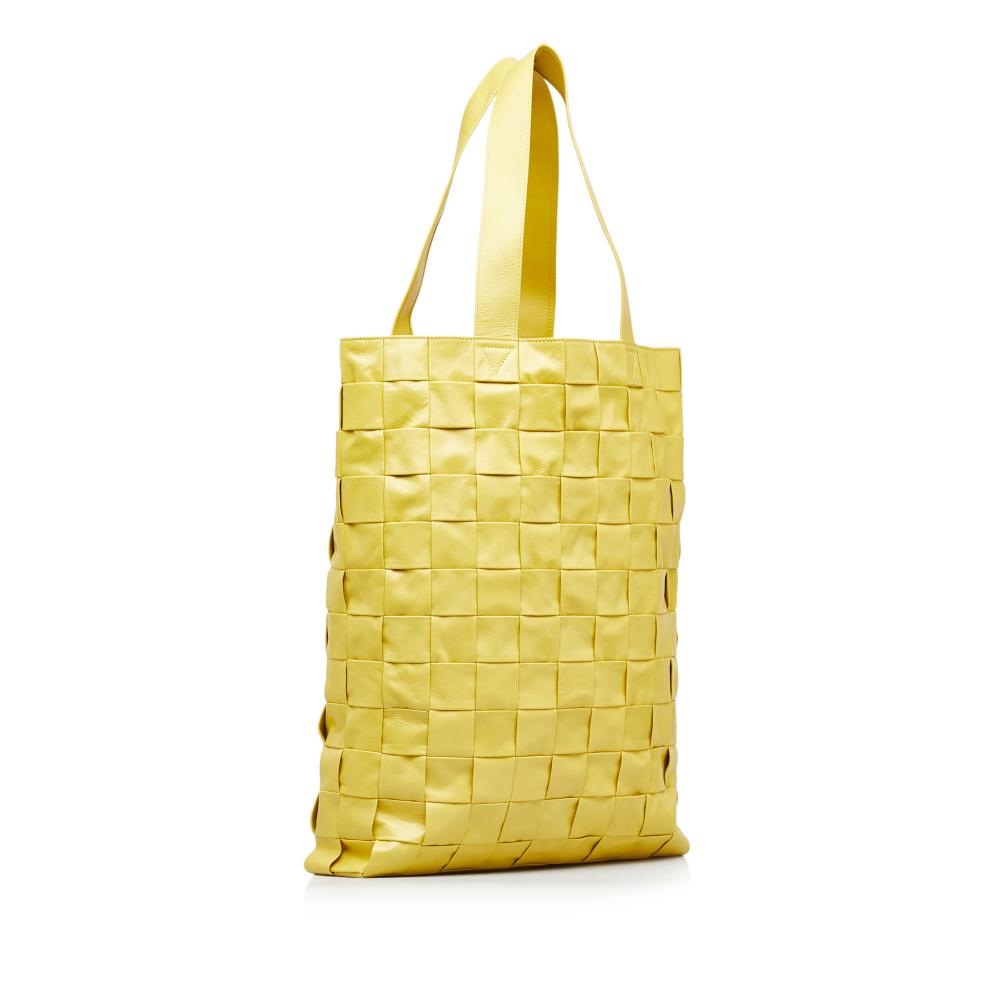Yellow Leather Bottega Veneta Tote