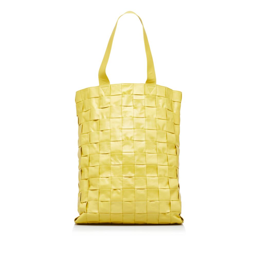 Yellow Leather Bottega Veneta Tote