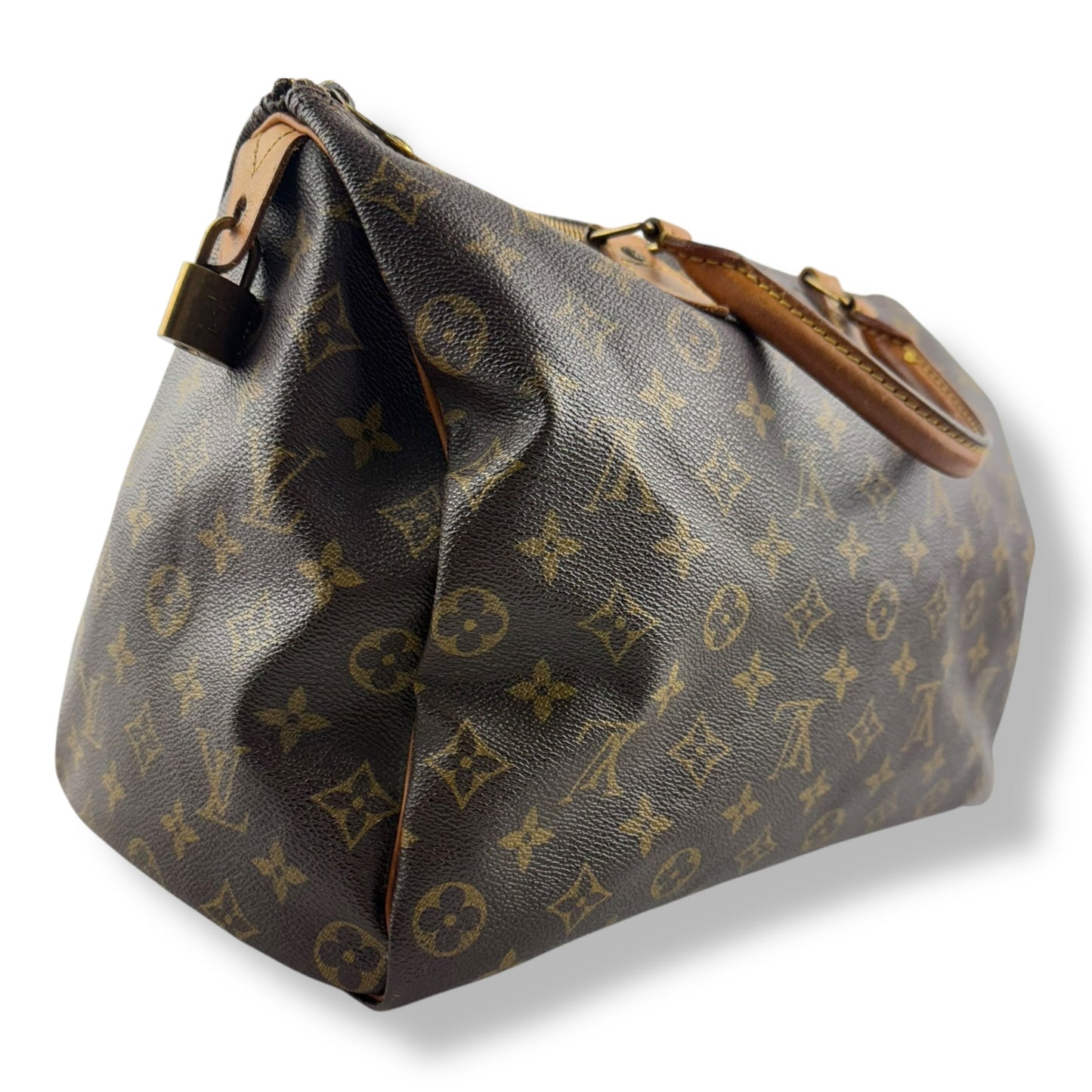 Louis Vuitton Speedy 35 Vintage Brown Monogram Handbag