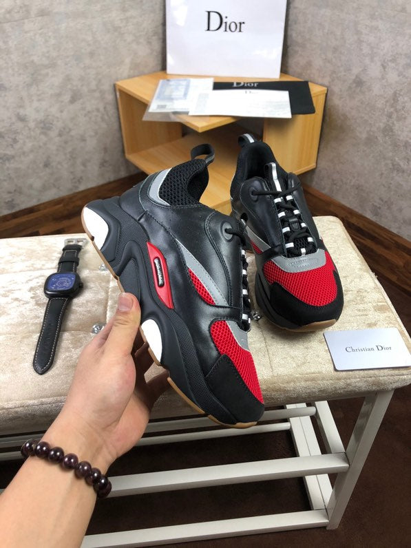 Christian Dior B22 Black And Red Sneaker