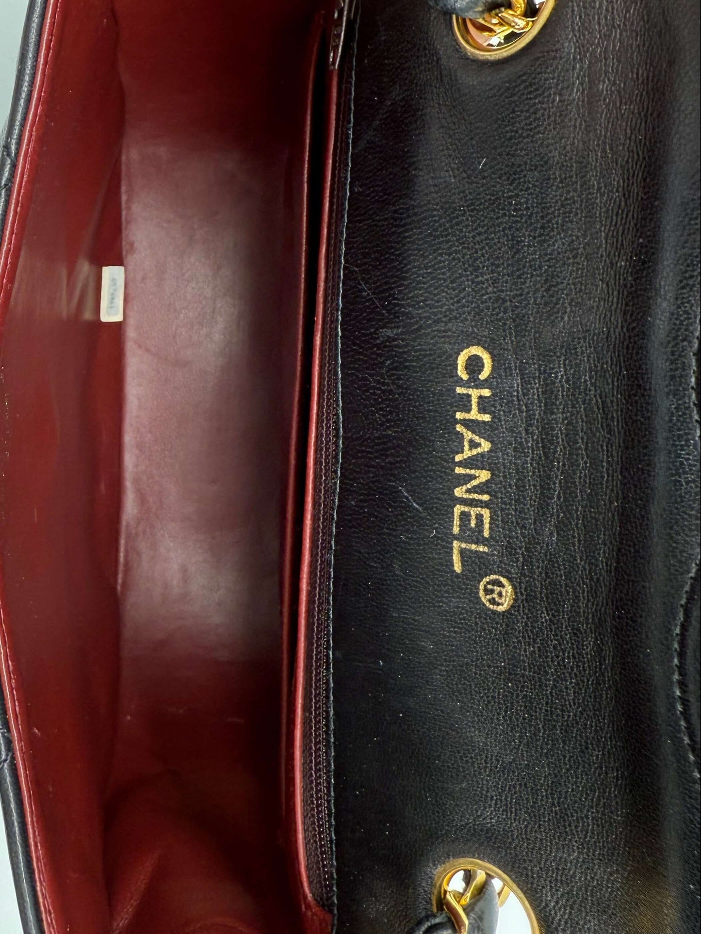 Chanel Lambskin Quilted Small Single Flap – Black