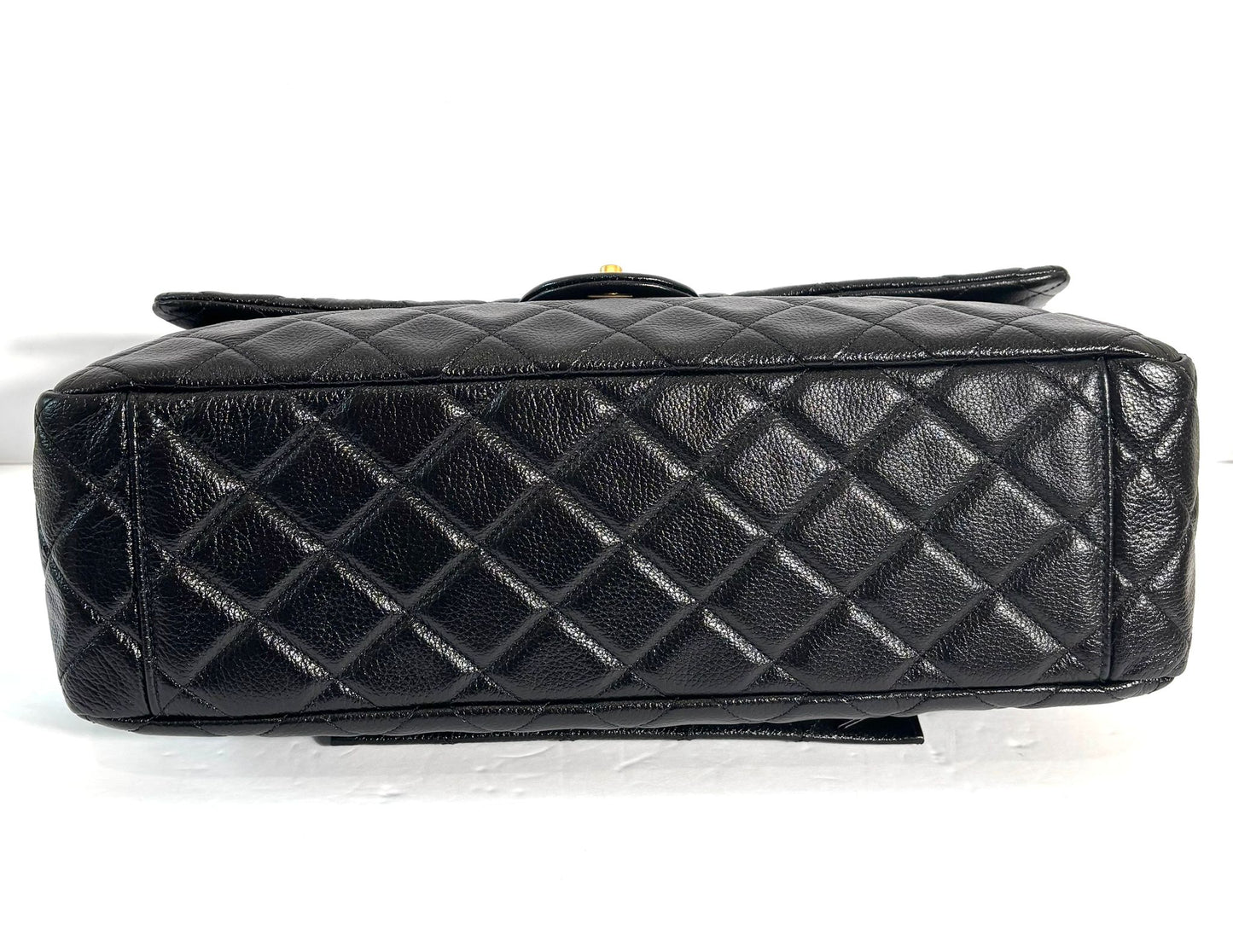 CHANEL QUILTED CALFSKIN LEATHER TRAVEL BAG