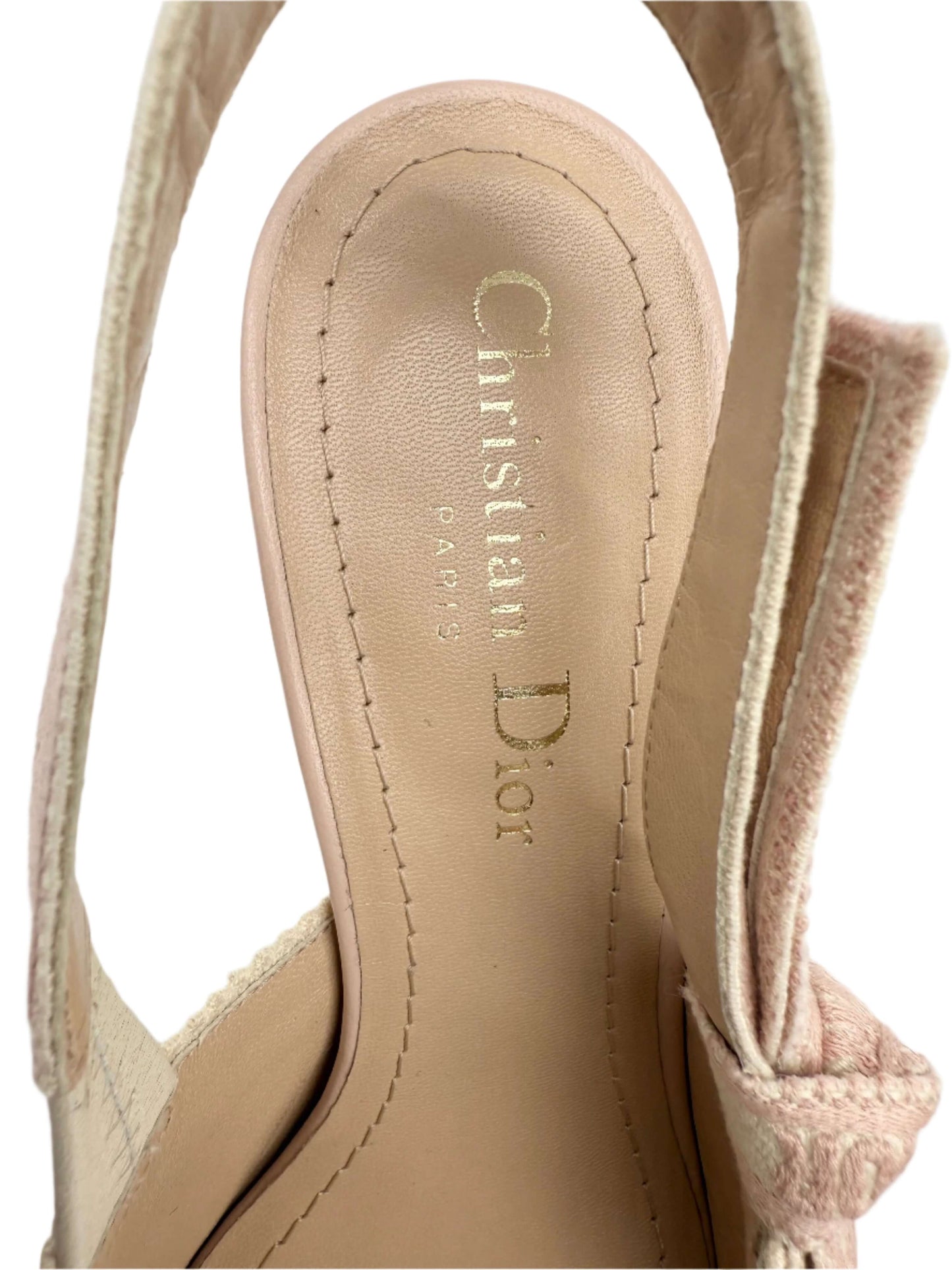 Christian Dior Toile De Jouy J'Adior Slingback Pumps – Rose Des Vents (Size 36)