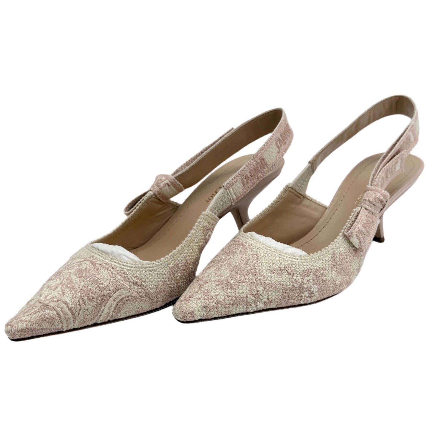 Christian Dior Toile De Jouy J'Adior Slingback Pumps – Rose Des Vents (Size 36)