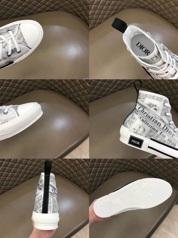Christian Dior B23 Newspaper HIGH-TOP SNEAKER
