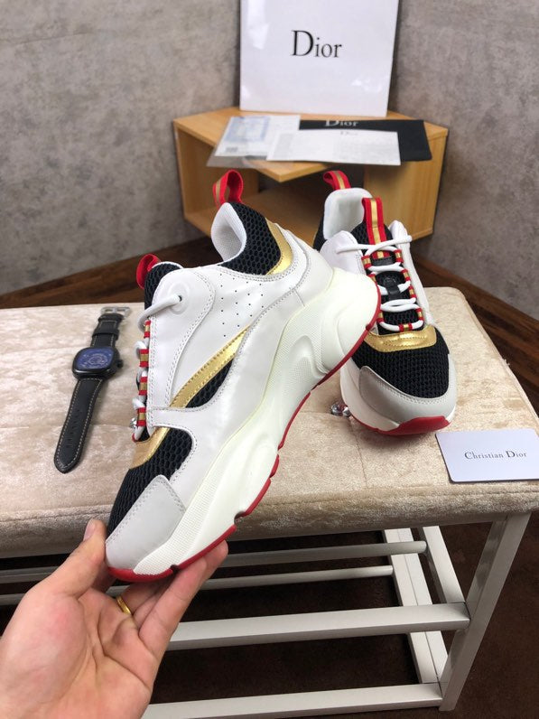 Christian Dior B22 Yellow Red Sneaker