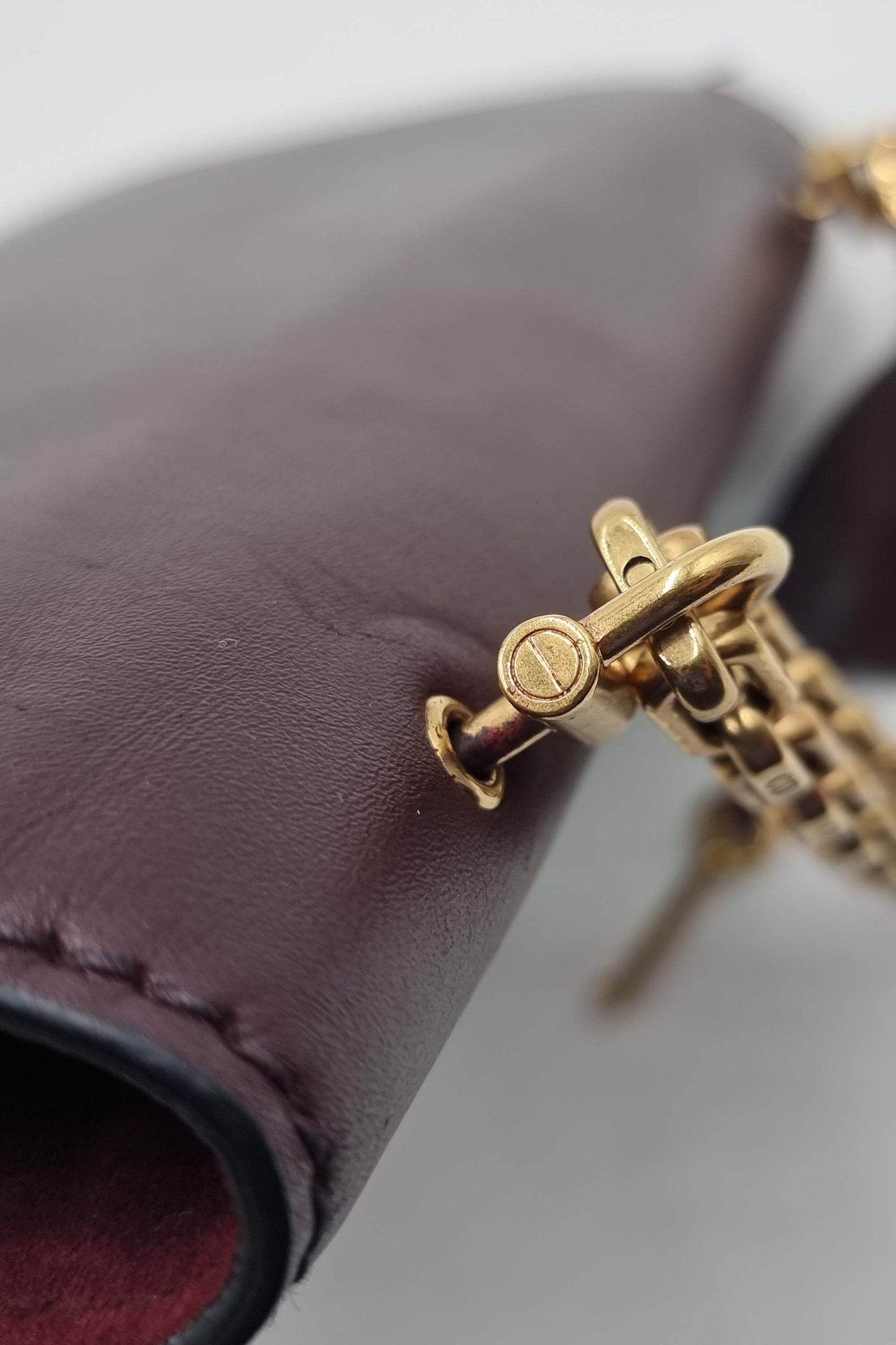 Dioraddict Flap Bag Maroon