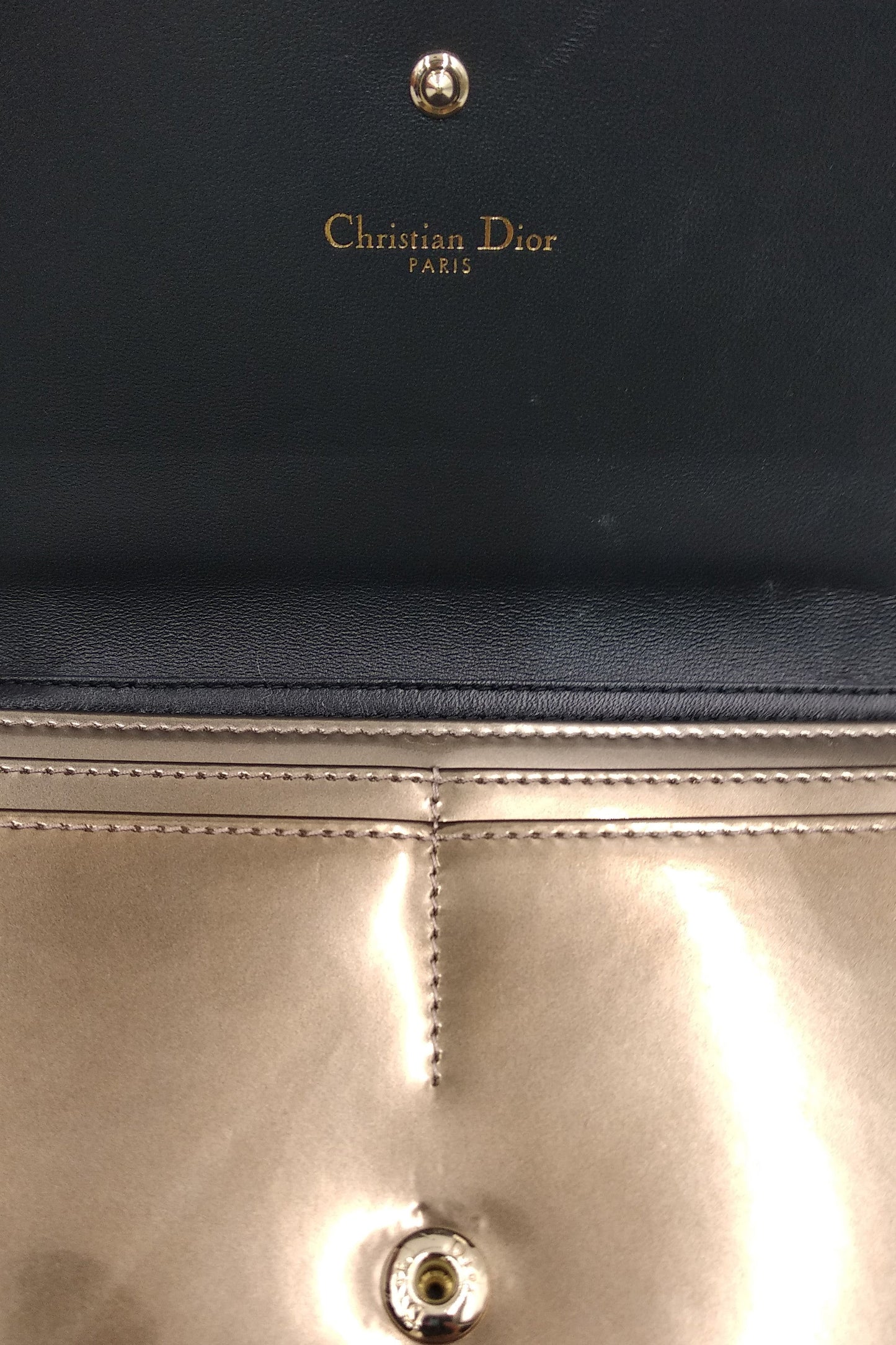 Diorama Clutch on Chain Bronze