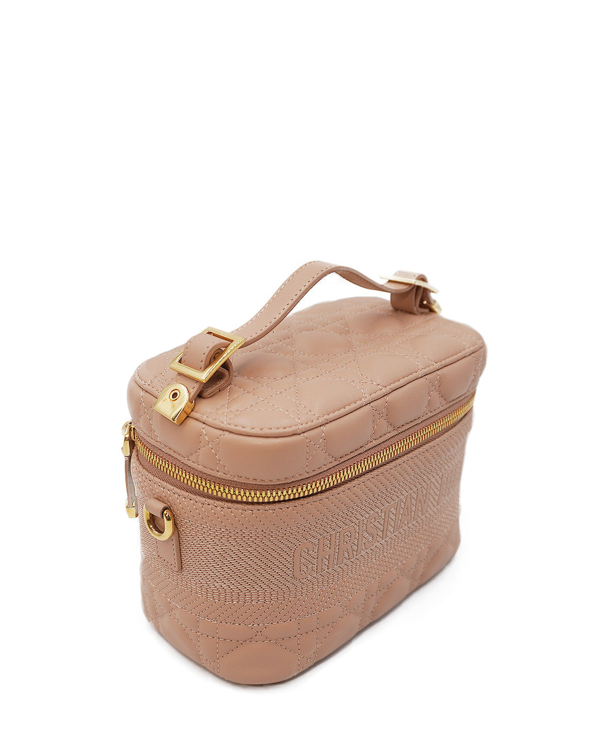 DiorTravel Cannage D-Lite Vanity Case Pink