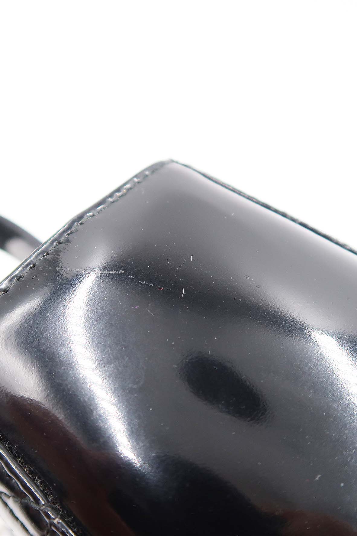 Medium Lady Dior Patent Black