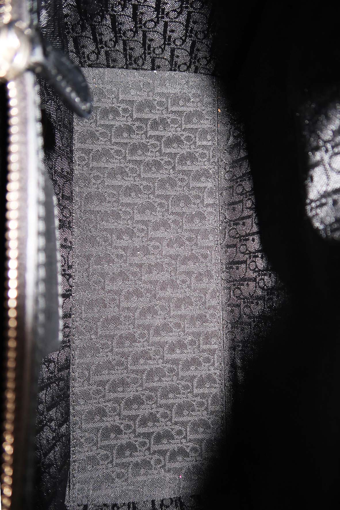 Medium Lady Dior Patent Black