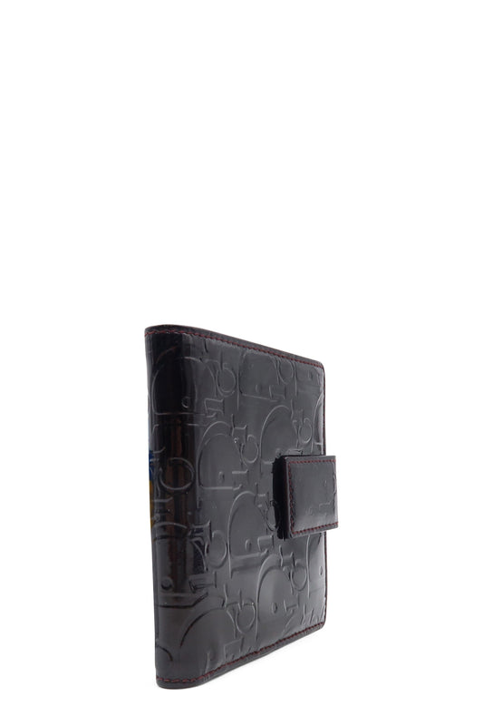 Ultimate Compact Wallet Patent Dark Purple