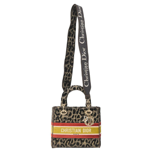 Animal Print Canvas Dior Lady Dior