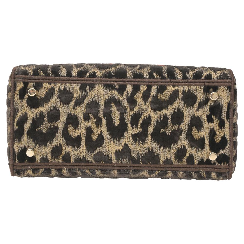 Animal Print Canvas Dior Lady Dior