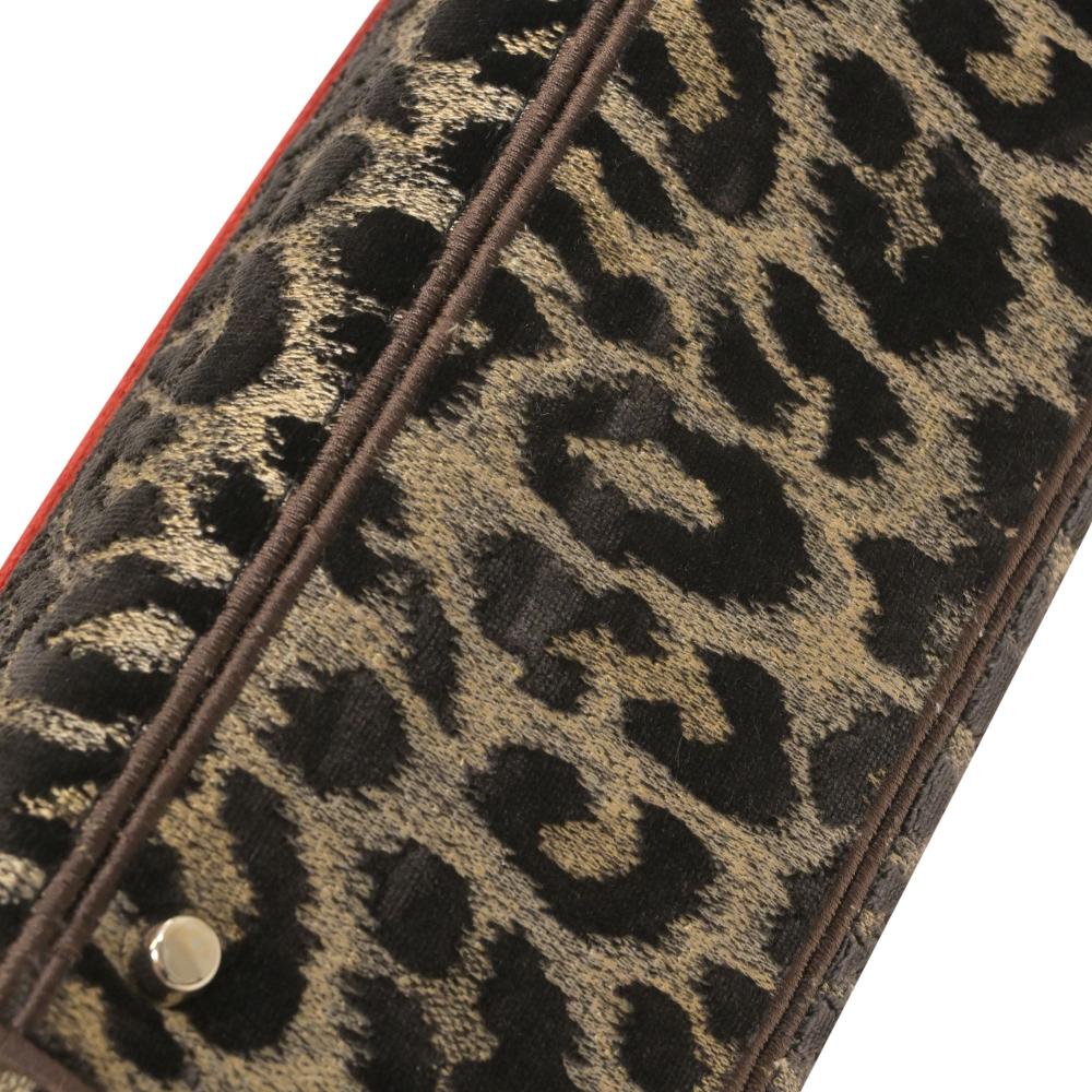 Animal Print Canvas Dior Lady Dior
