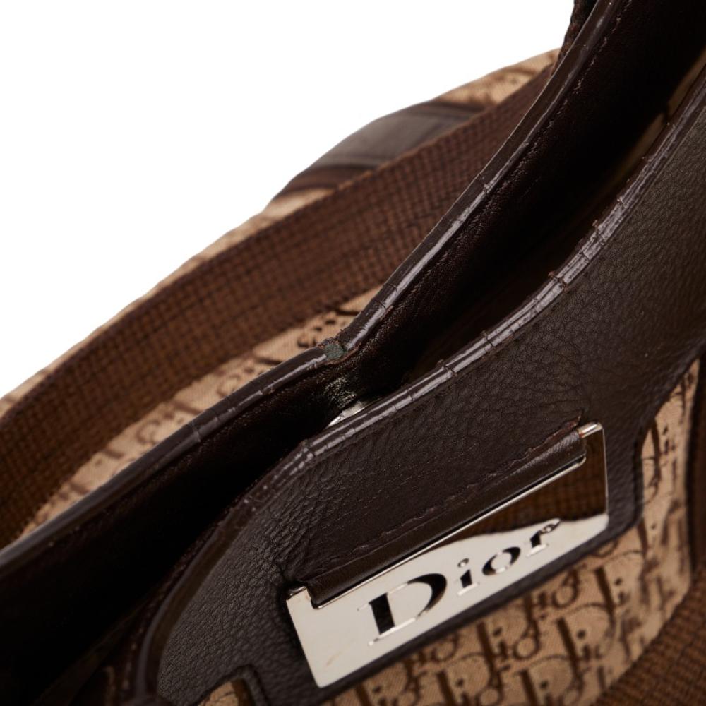 Beige Canvas Dior Handbag