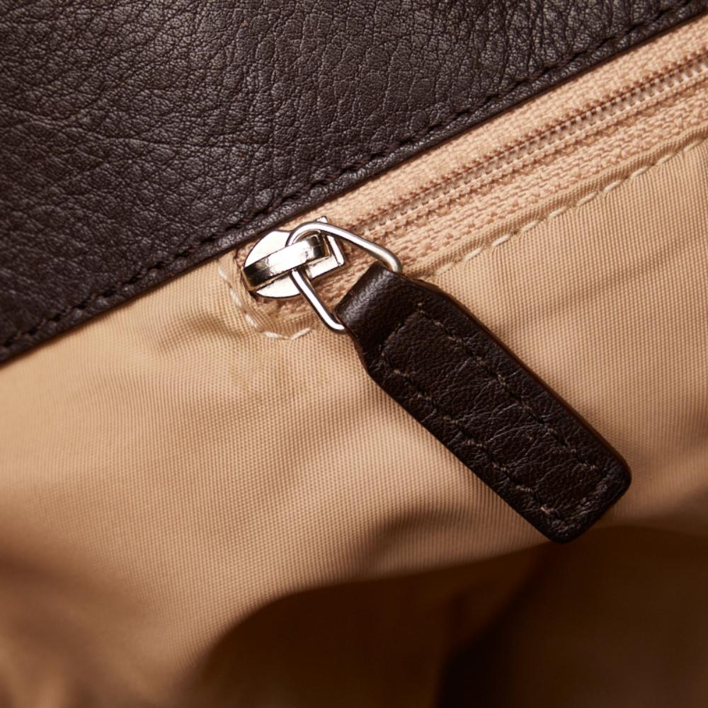 Beige Canvas Dior Handbag