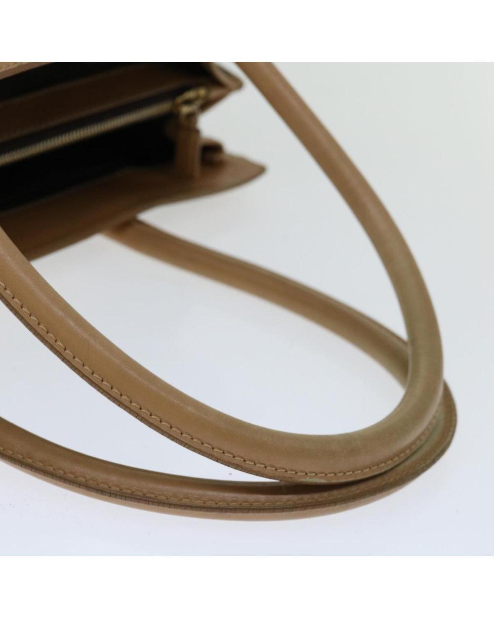 Beige Canvas Dior Handbag