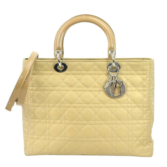 Beige Canvas Dior Lady Dior