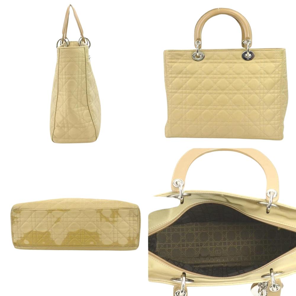 Beige Canvas Dior Lady Dior