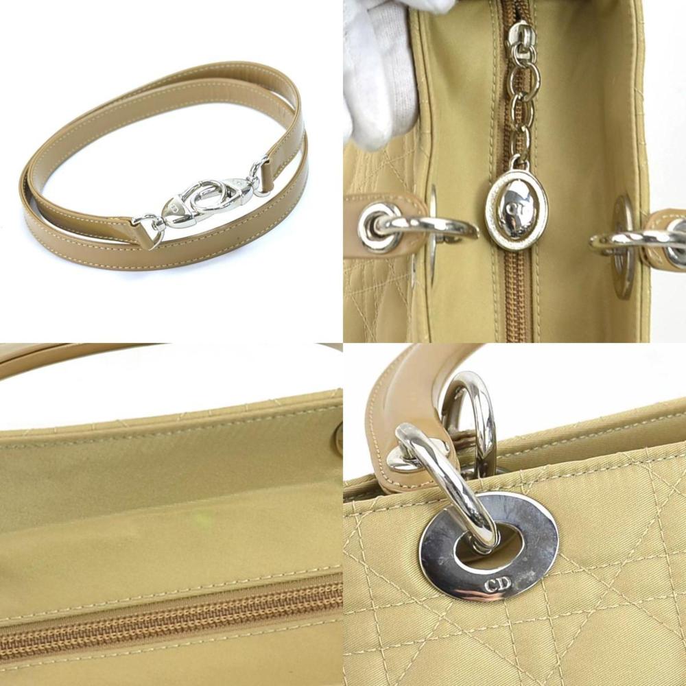 Beige Canvas Dior Lady Dior