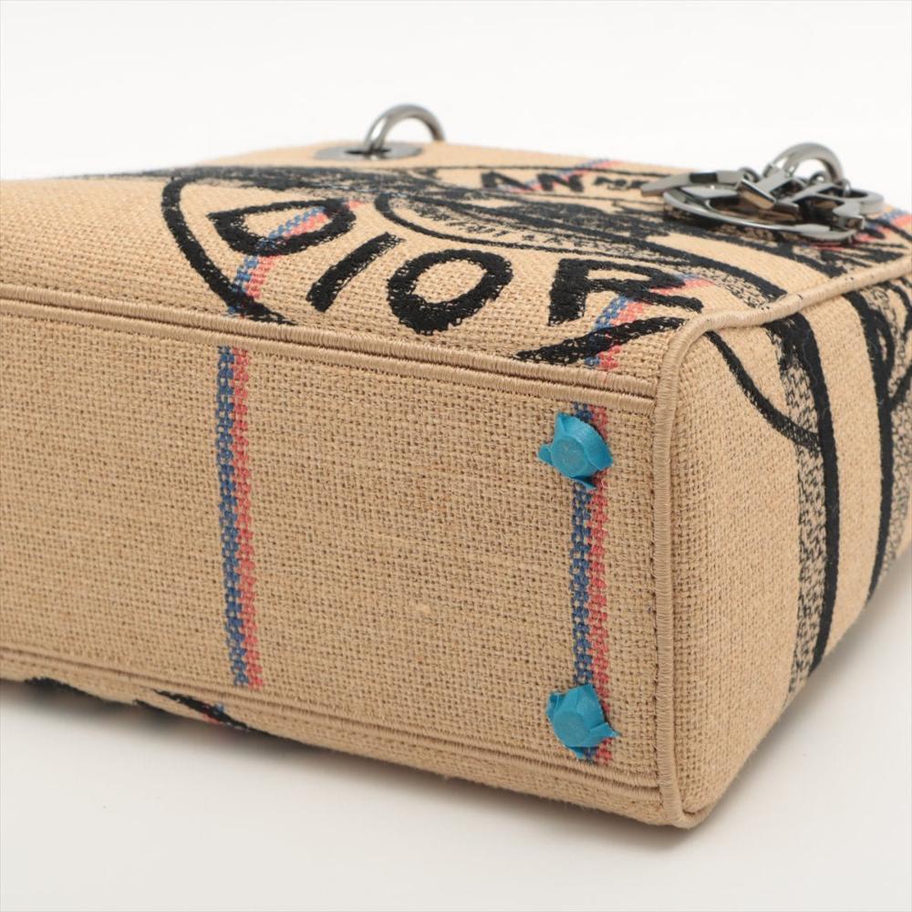 Beige Canvas Dior Lady Dior