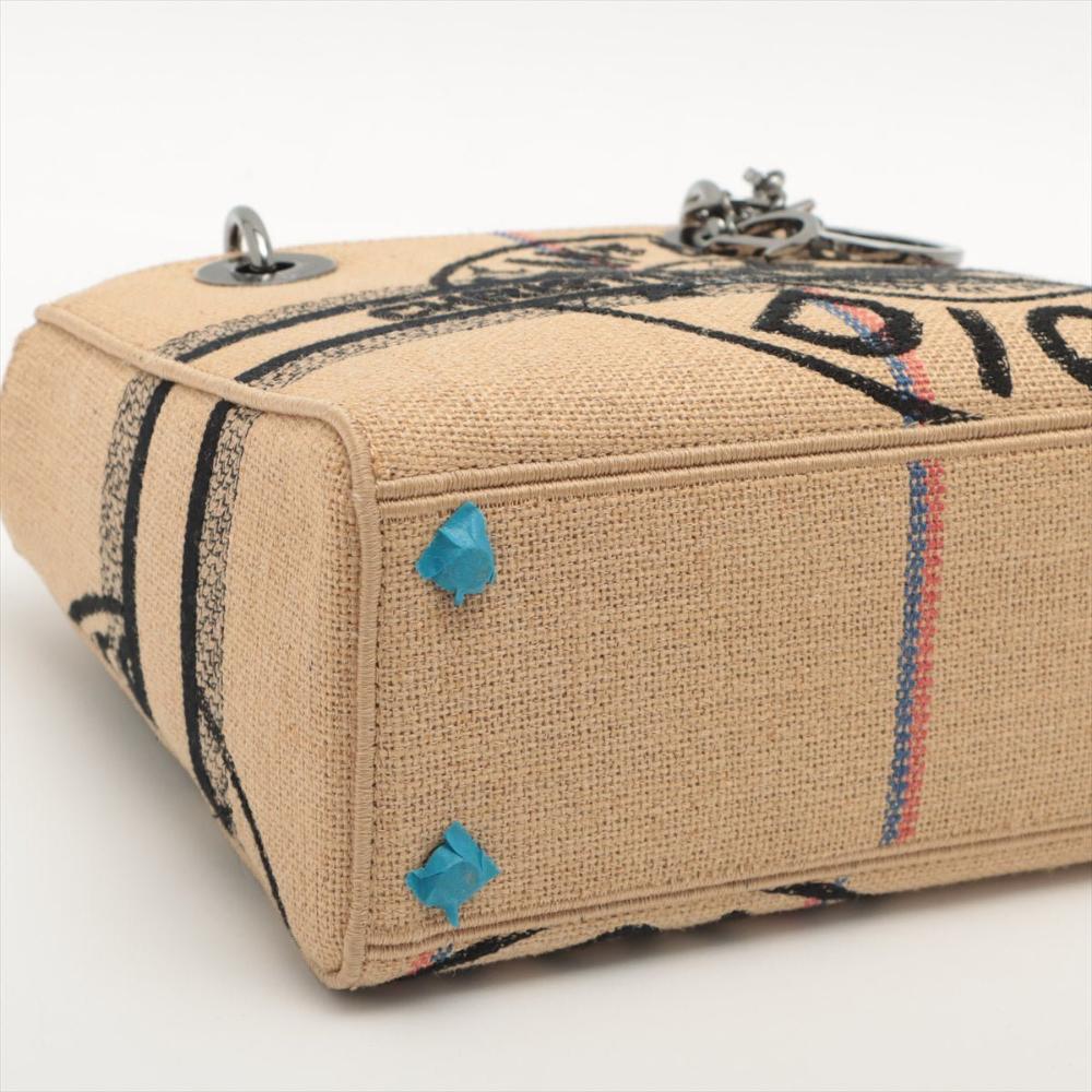 Beige Canvas Dior Lady Dior