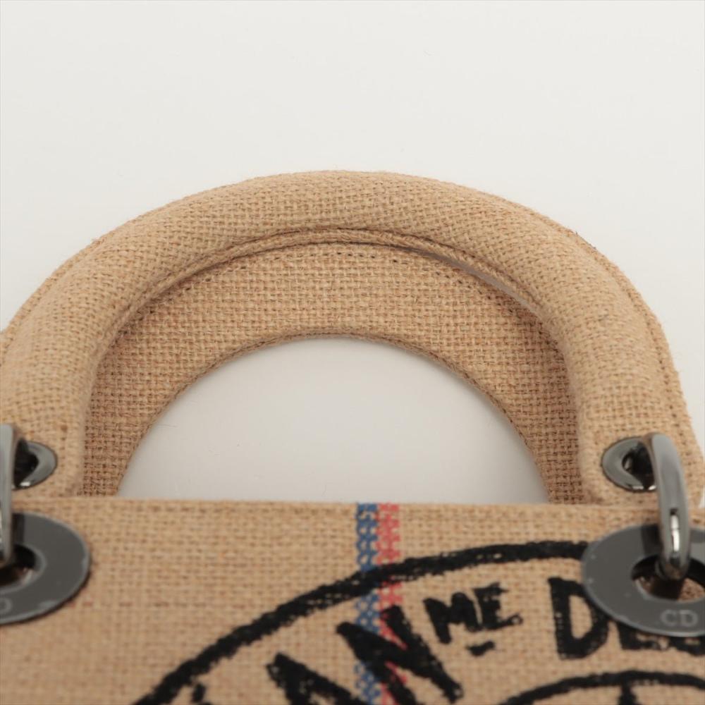 Beige Canvas Dior Lady Dior