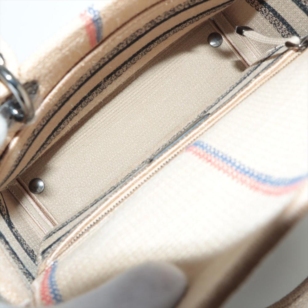 Beige Canvas Dior Lady Dior