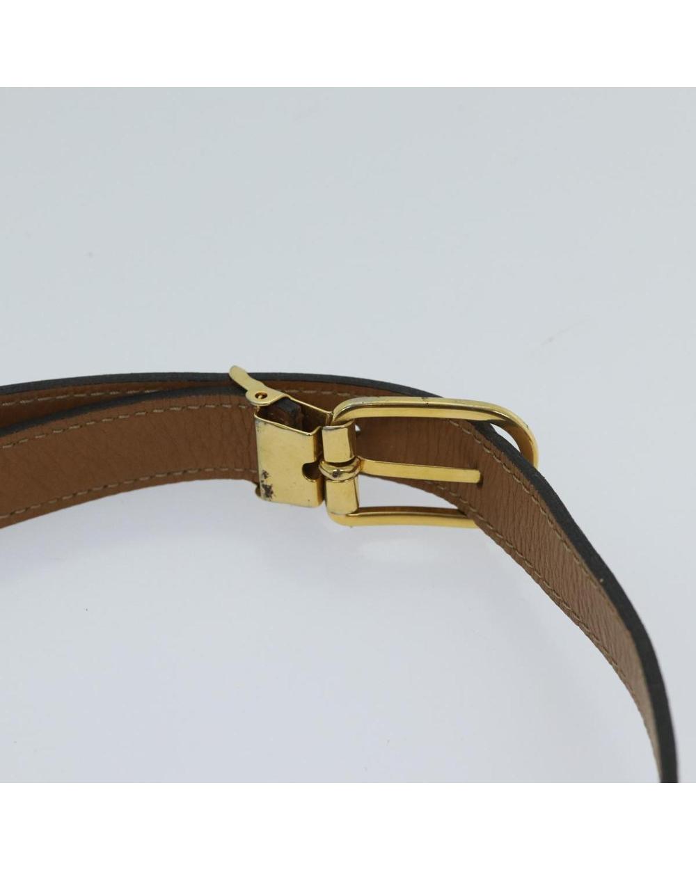 Beige Canvas Dior Shoulder Bag