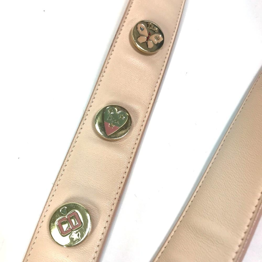 Beige Leather Dior Handbag