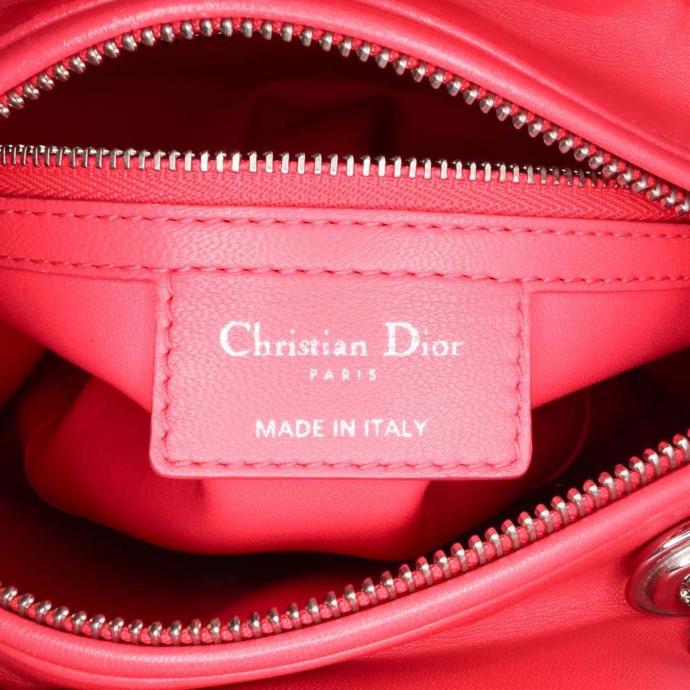 Beige Raffia Dior Lady Dior