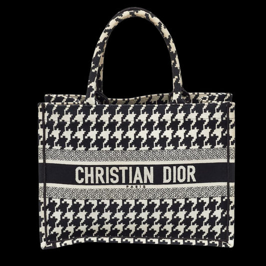 Black Canvas Dior Book Tote
