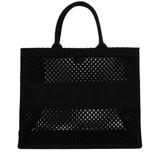 Black Canvas Dior Book Tote