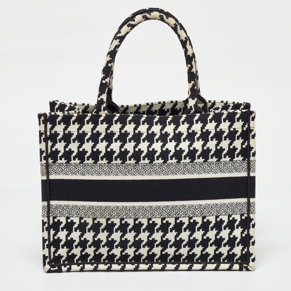 Black Canvas Dior Book Tote