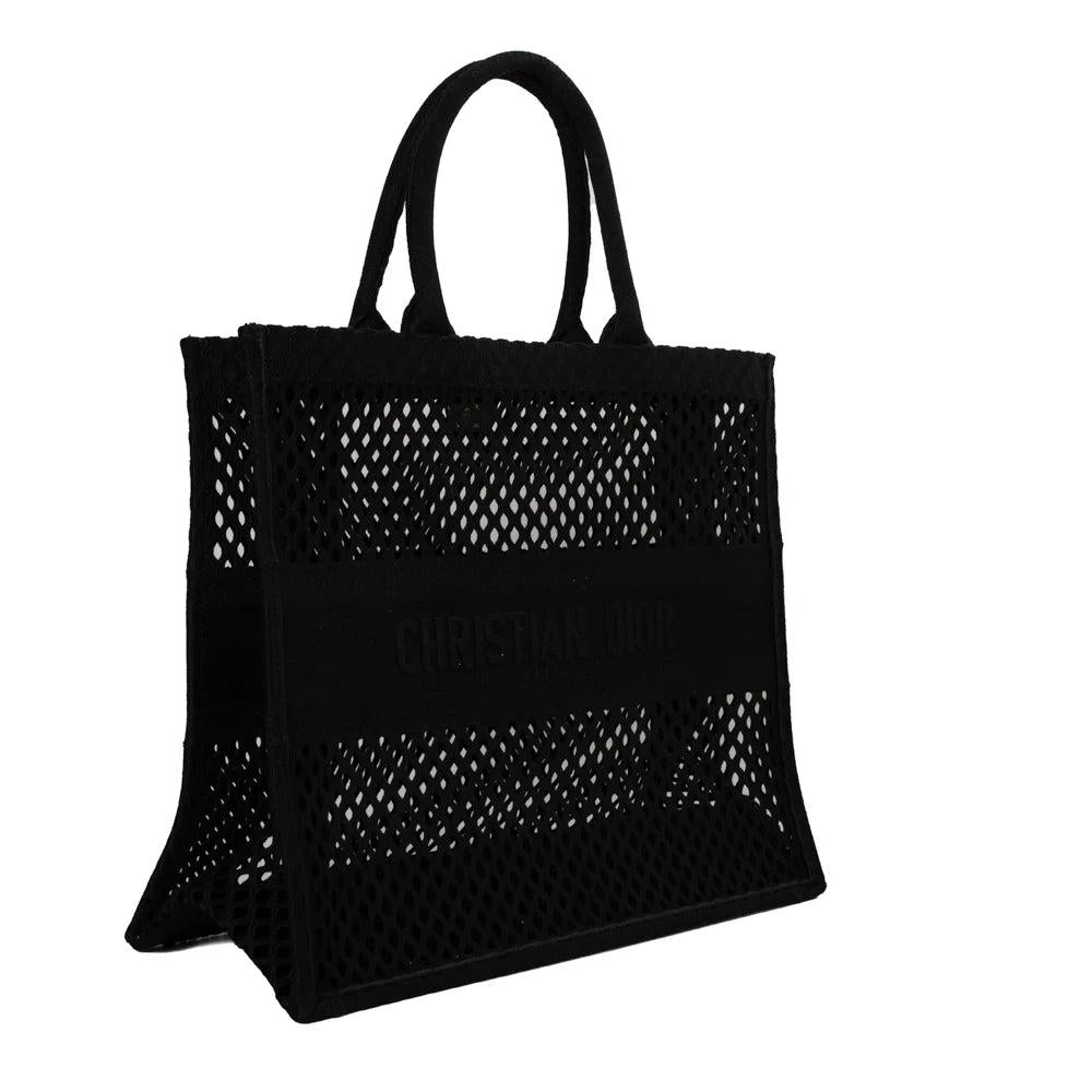 Black Canvas Dior Book Tote