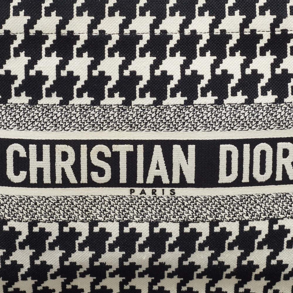 Black Canvas Dior Book Tote