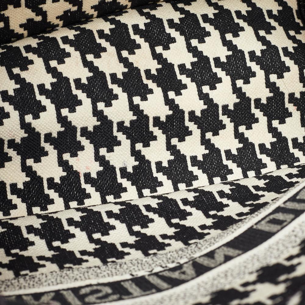 Black Canvas Dior Book Tote