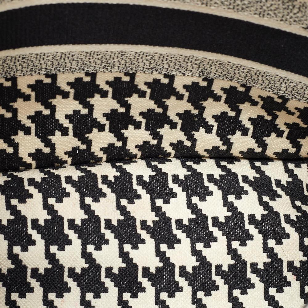 Black Canvas Dior Book Tote