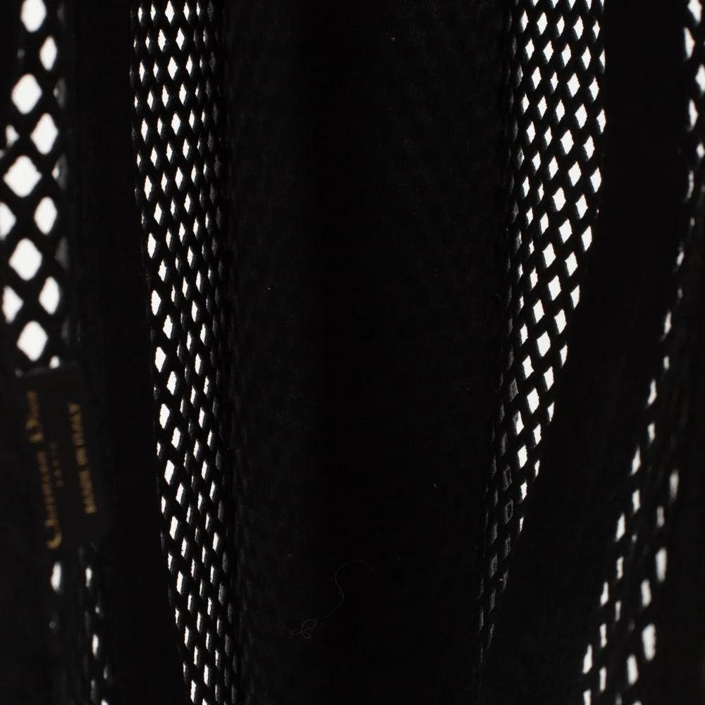 Black Canvas Dior Book Tote